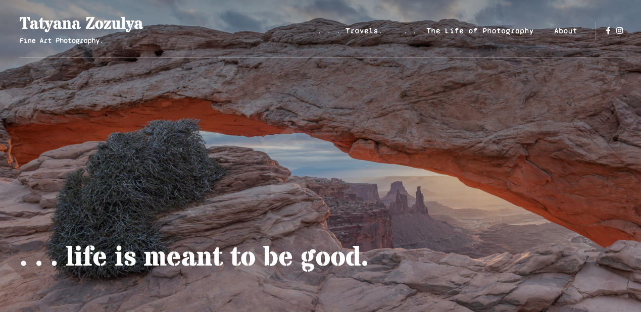 life is meant to be good.